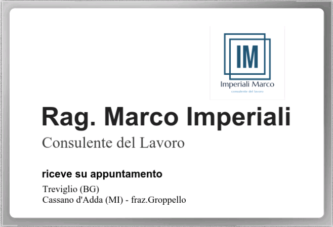  - Studio Imperiali Rag.Marco